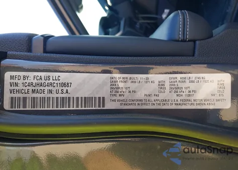 2024 Jeep Grand Cherokee Laredo from USA, damaged, VIN 1C4RJHAG4RC110687